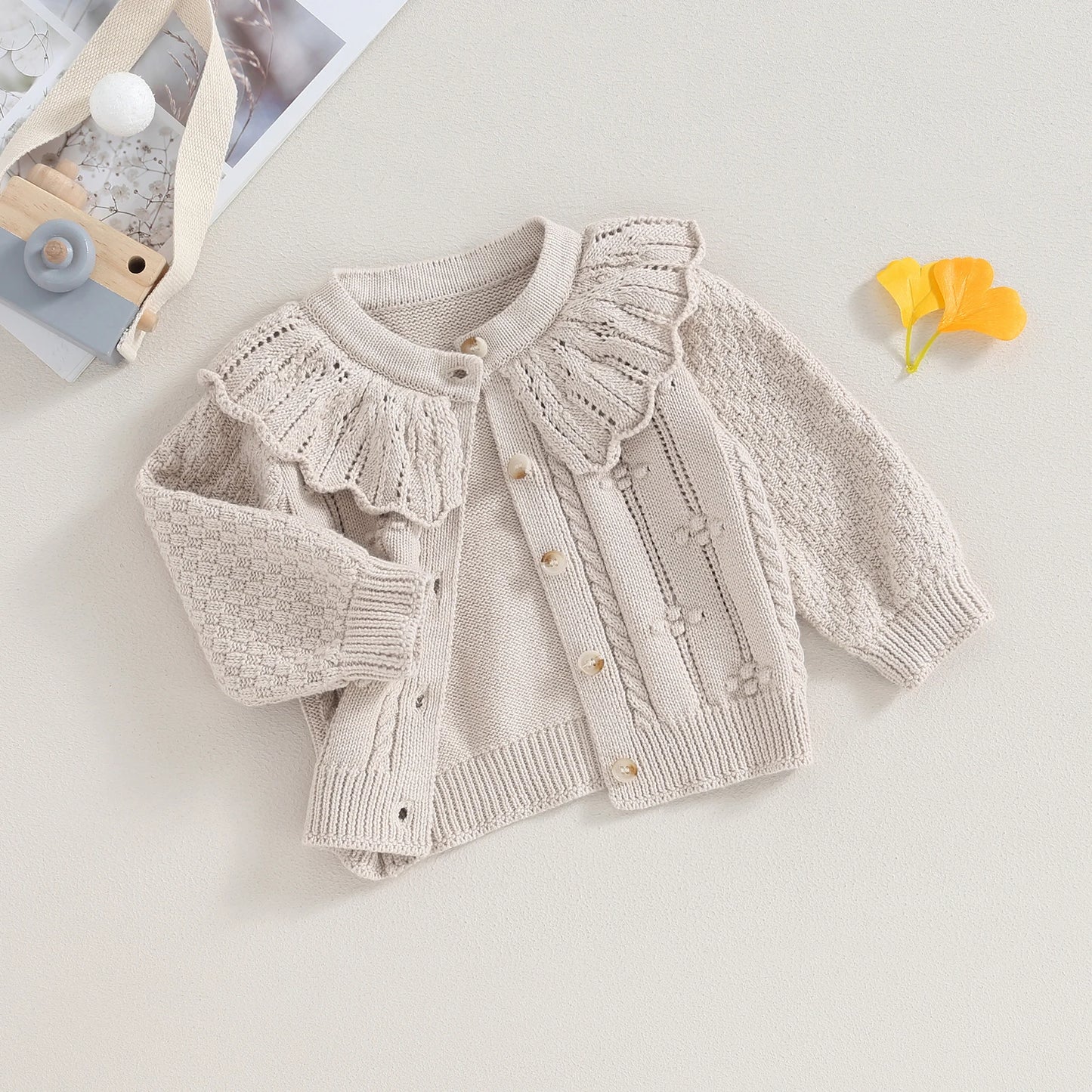 Doll Collar Princess Knit Cardigan