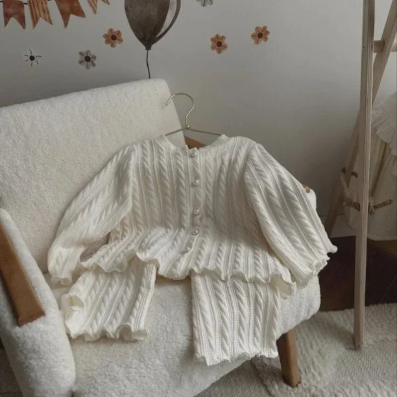 Girls Knitted Temperament Set