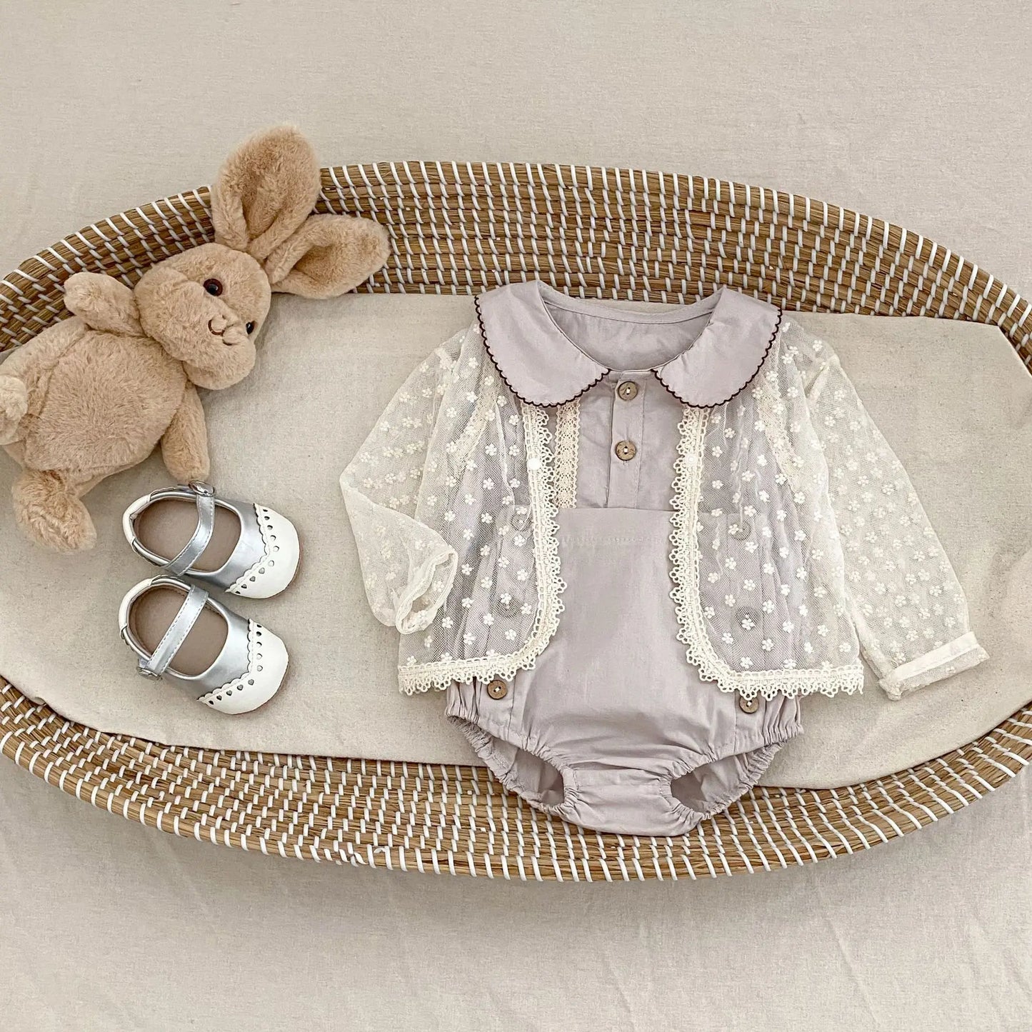 Exquisite Doll Collar Laced Set