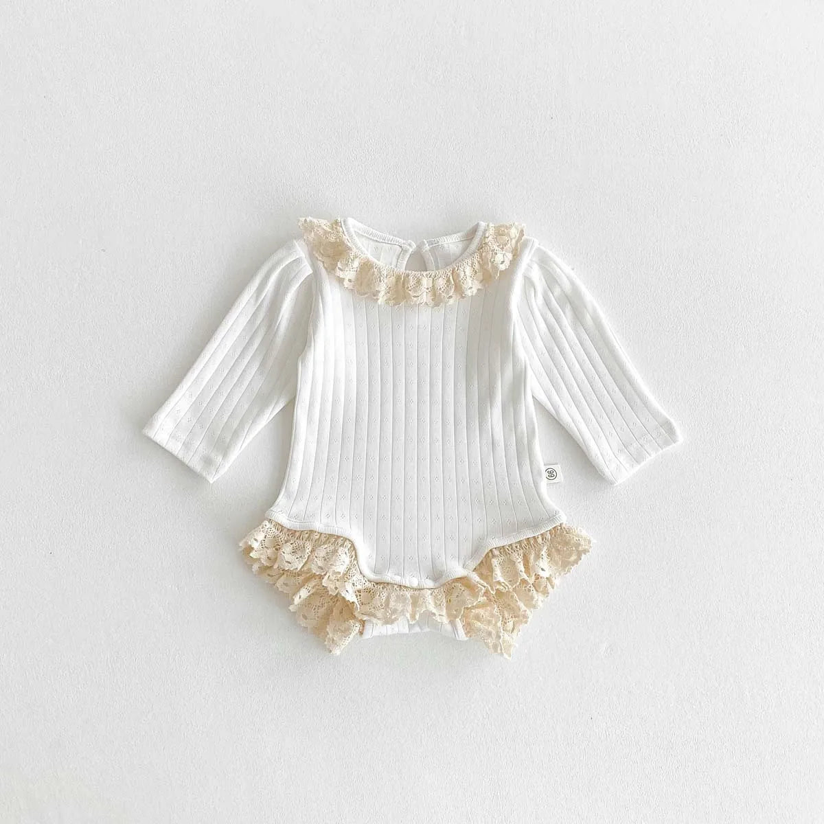 Hollow Laced Knit Bodysuit