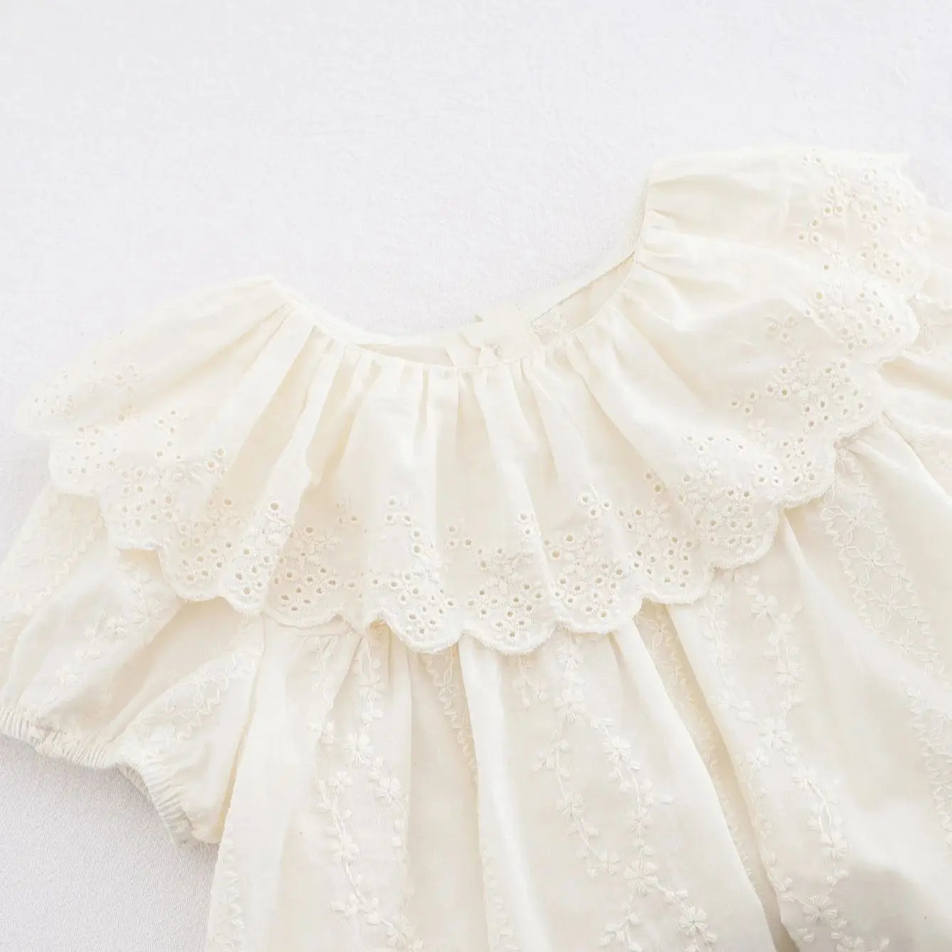 Elegant Floral Embroidery Dress