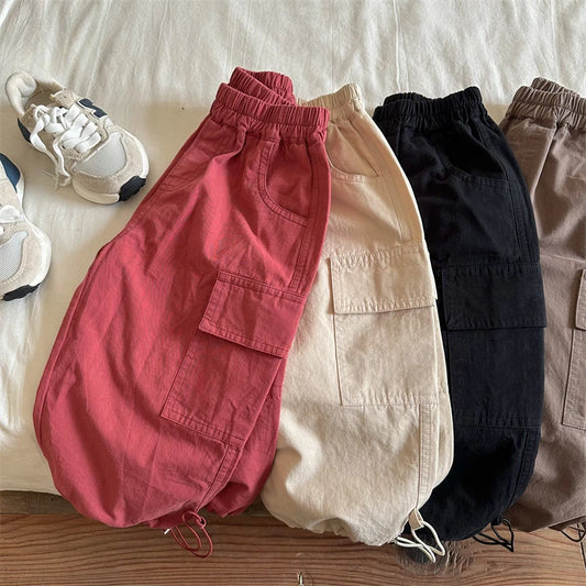 Girdle Wide Cargo Pants