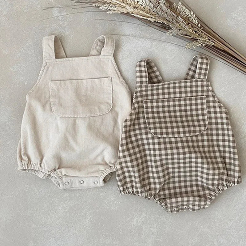 Sleeveless Pocket Romper