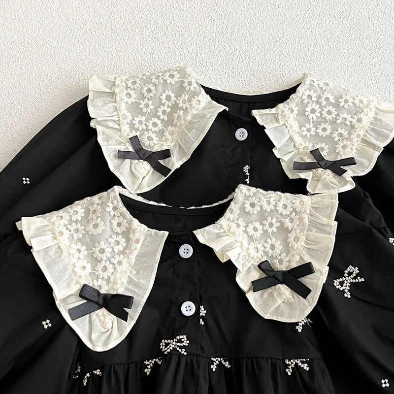 Black Bow Romper and Dress