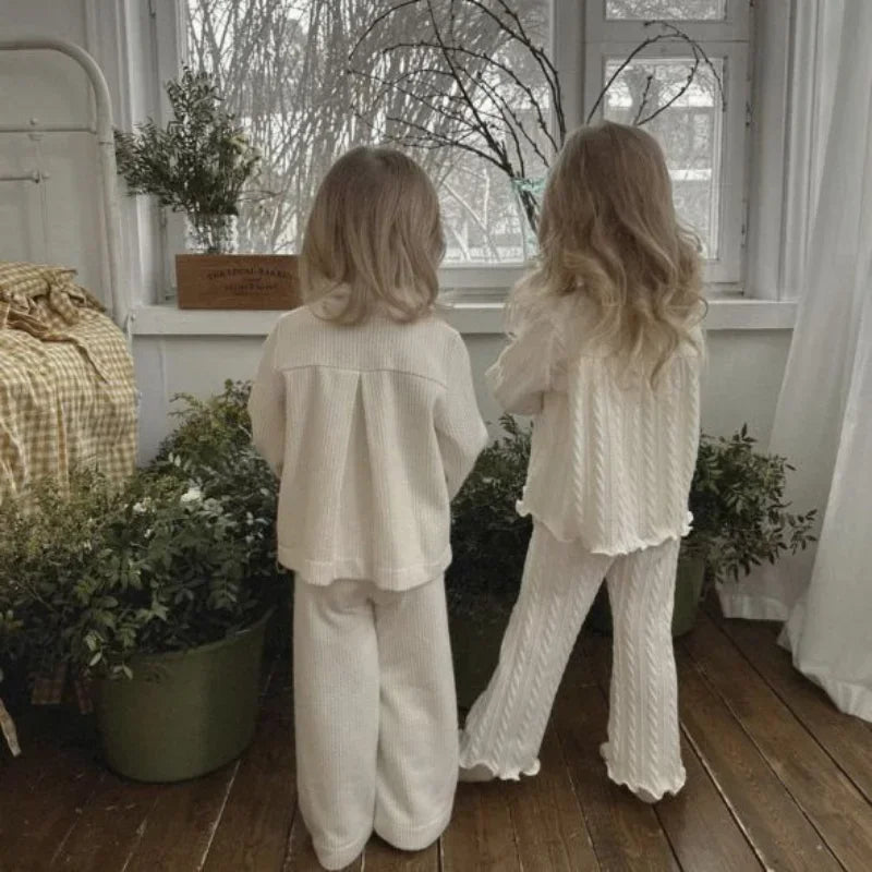 Girls Knitted Temperament Set