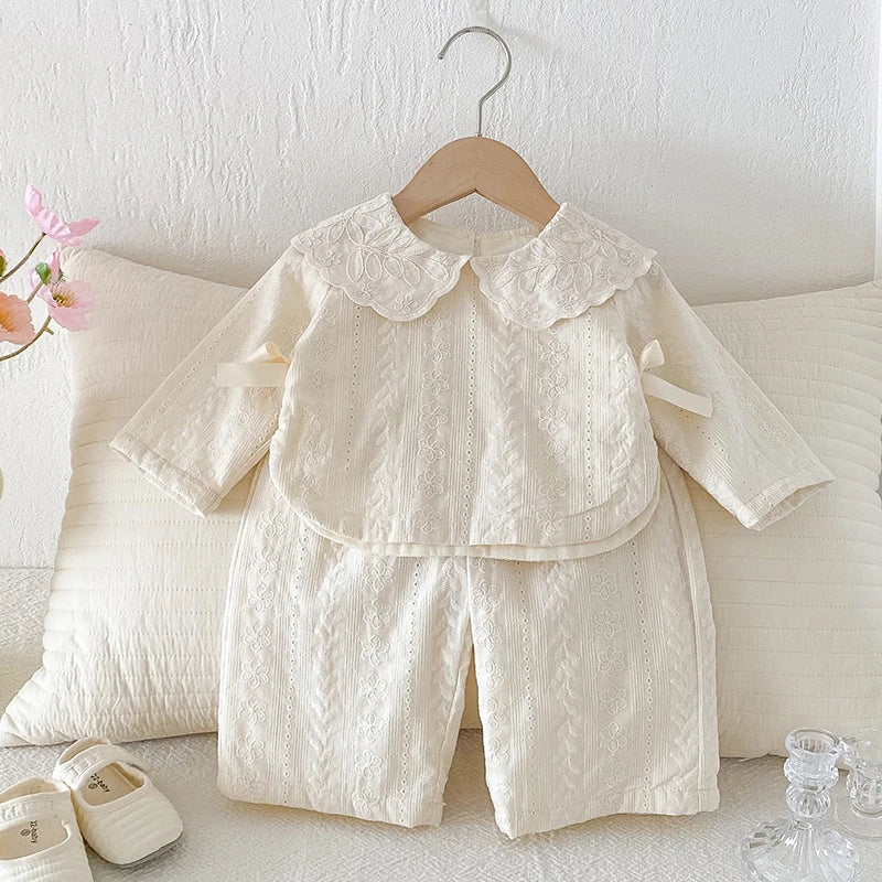 Elegant Embroidery Collar Set