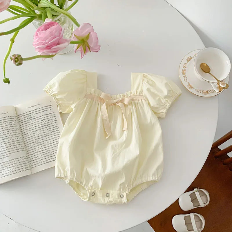 Floral Bow Romper