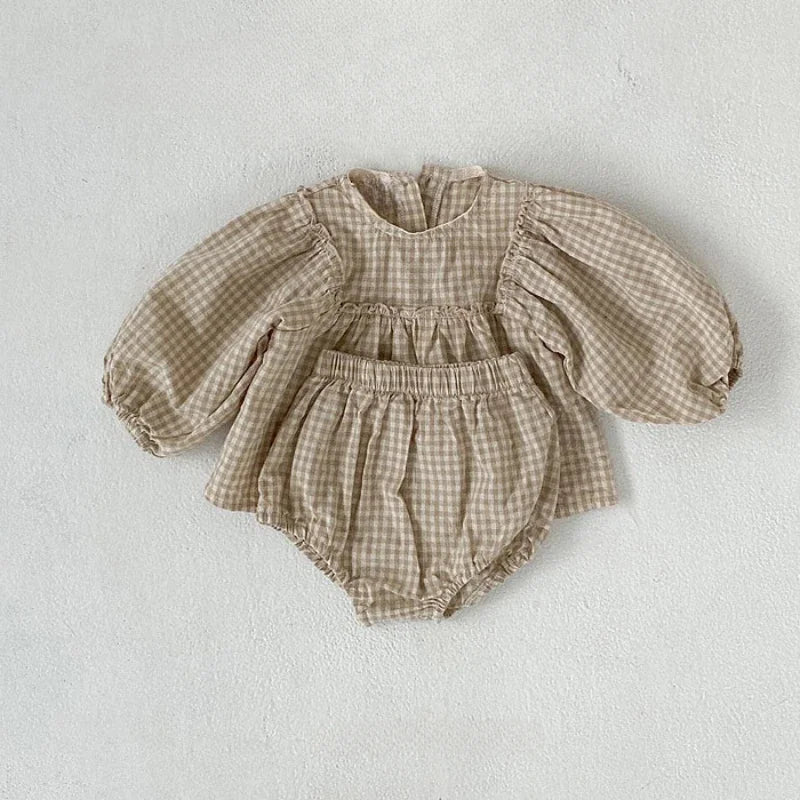 Girls Plaid Set