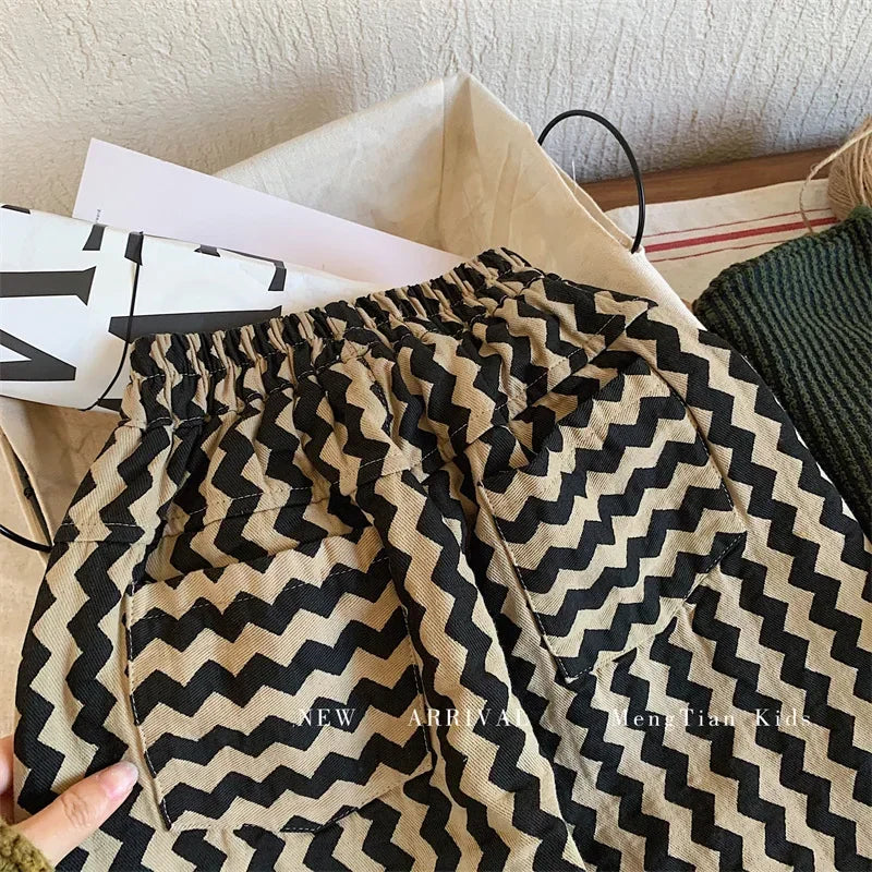 Boys Striped Pants