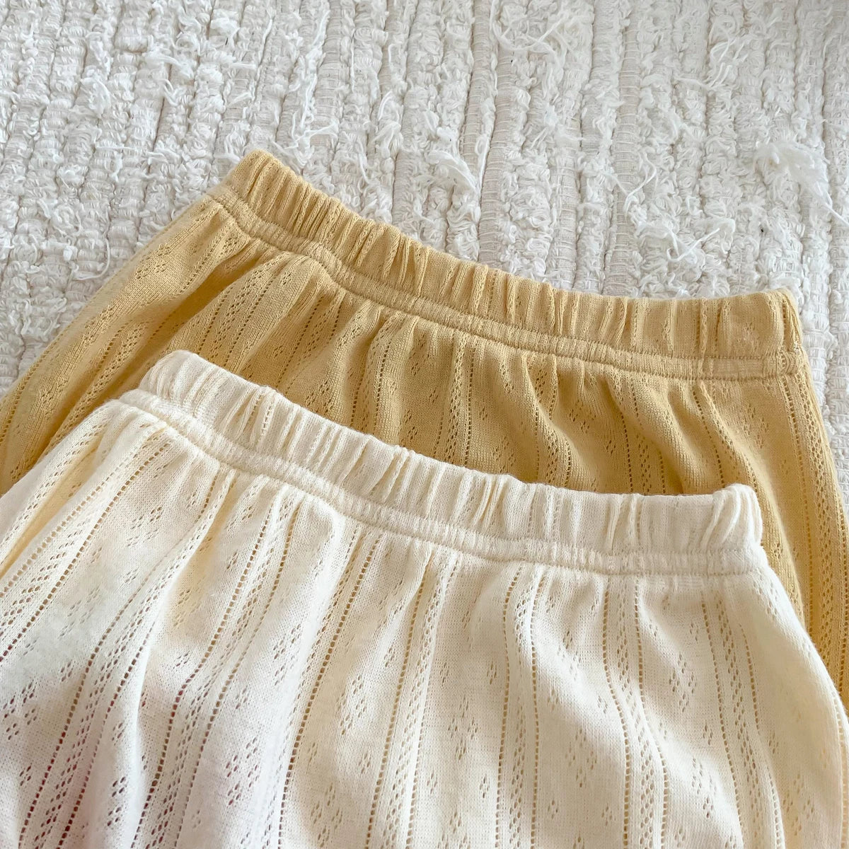 Knit Embroidery Button Down Set