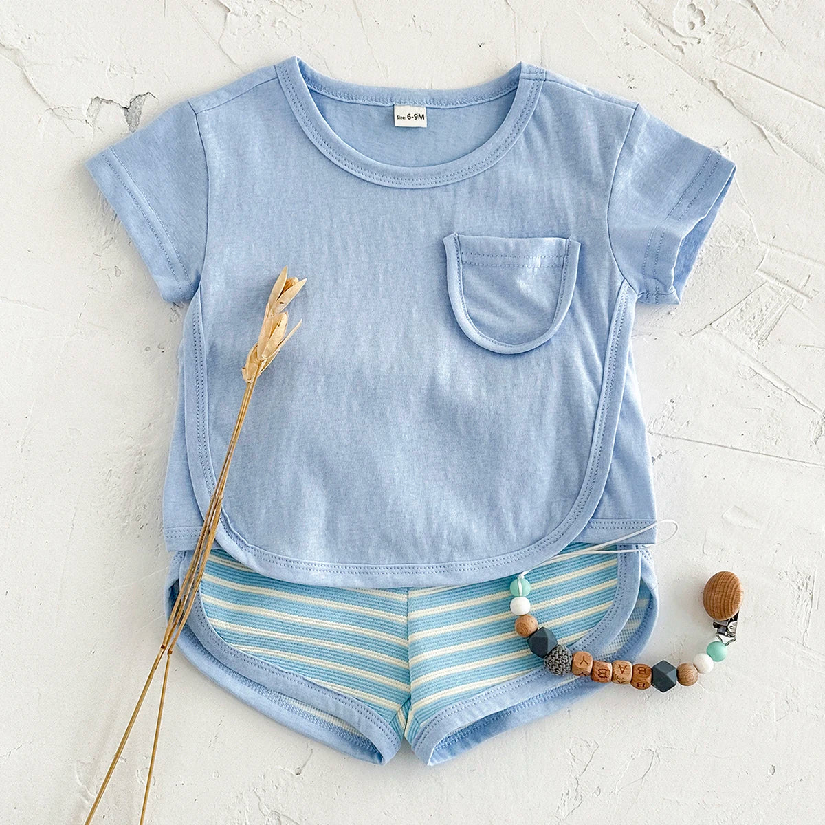 Pocket Striped Set