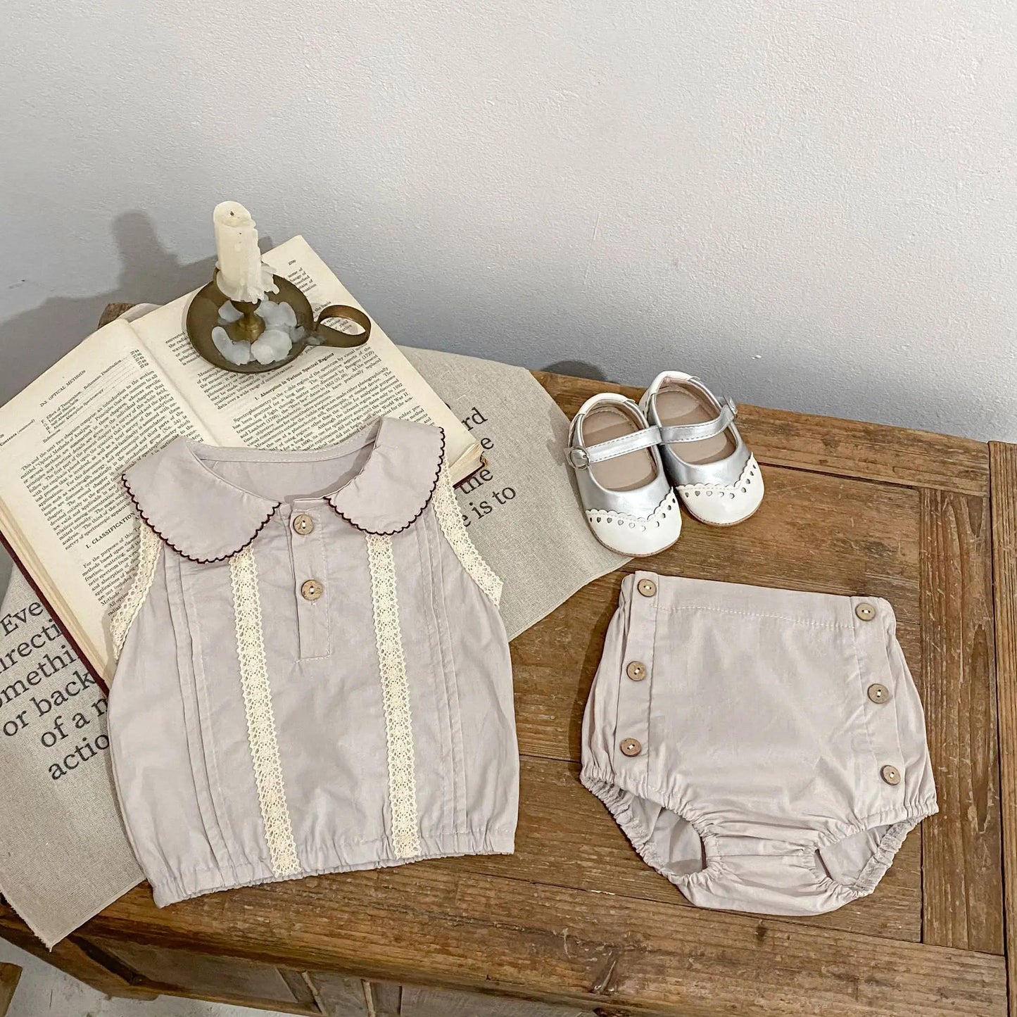 Exquisite Doll Collar Laced Set