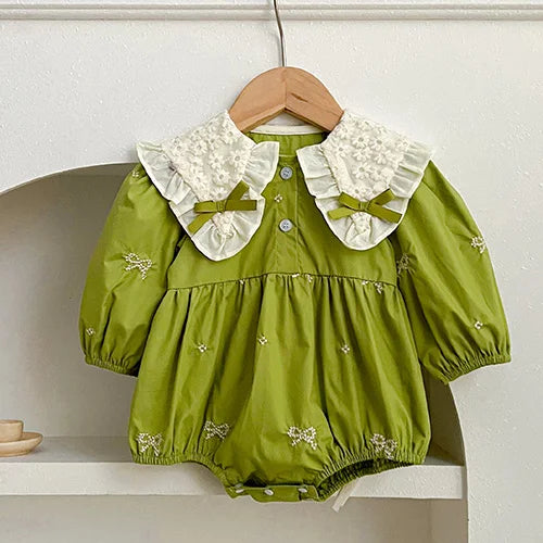 Girls Wide Sleeve Romper