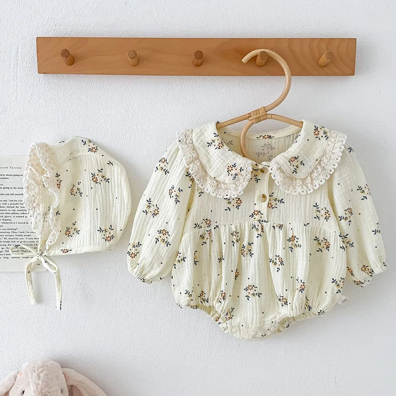 Girls Floral Print Set