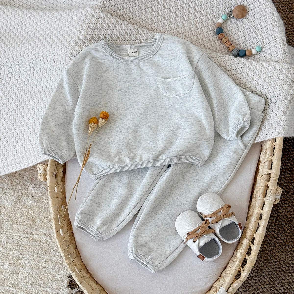 Neutral Sweatsuit Set