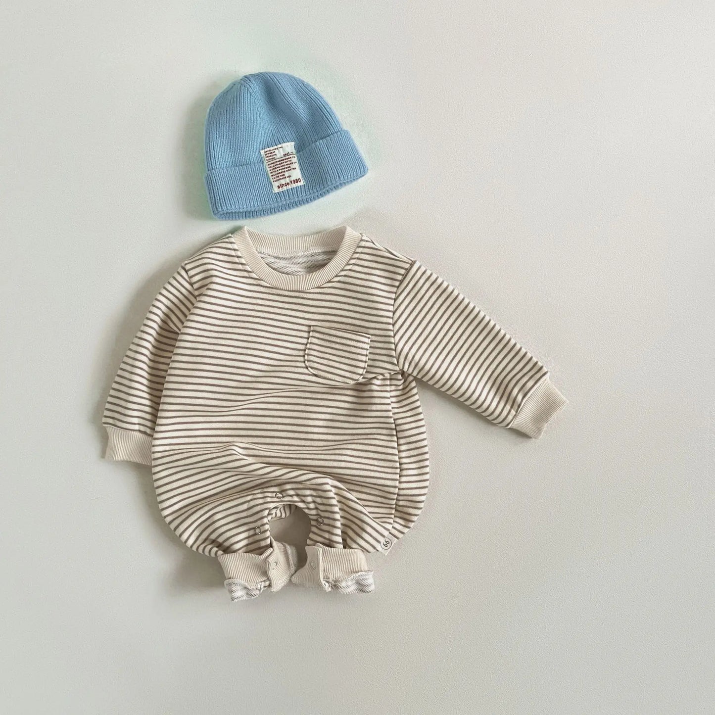 Striped Casual Jumpsuit