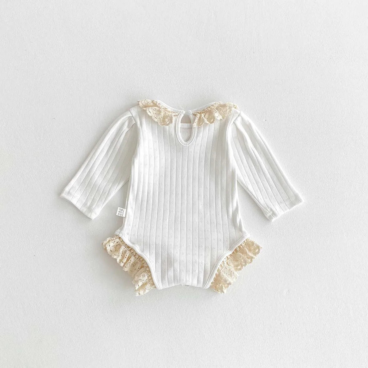 Hollow Laced Knit Bodysuit