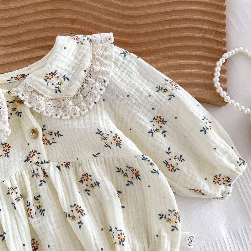 Girls Floral Print Set