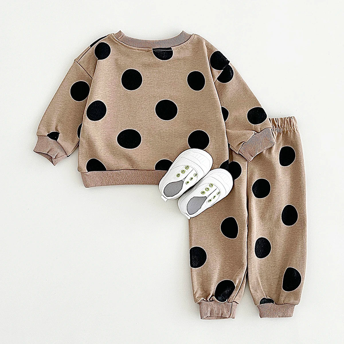 Big Polka Dot Sweatsuit Set