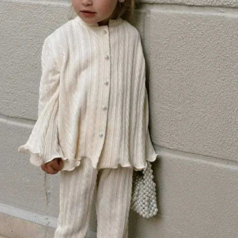 Girls Knitted Temperament Set