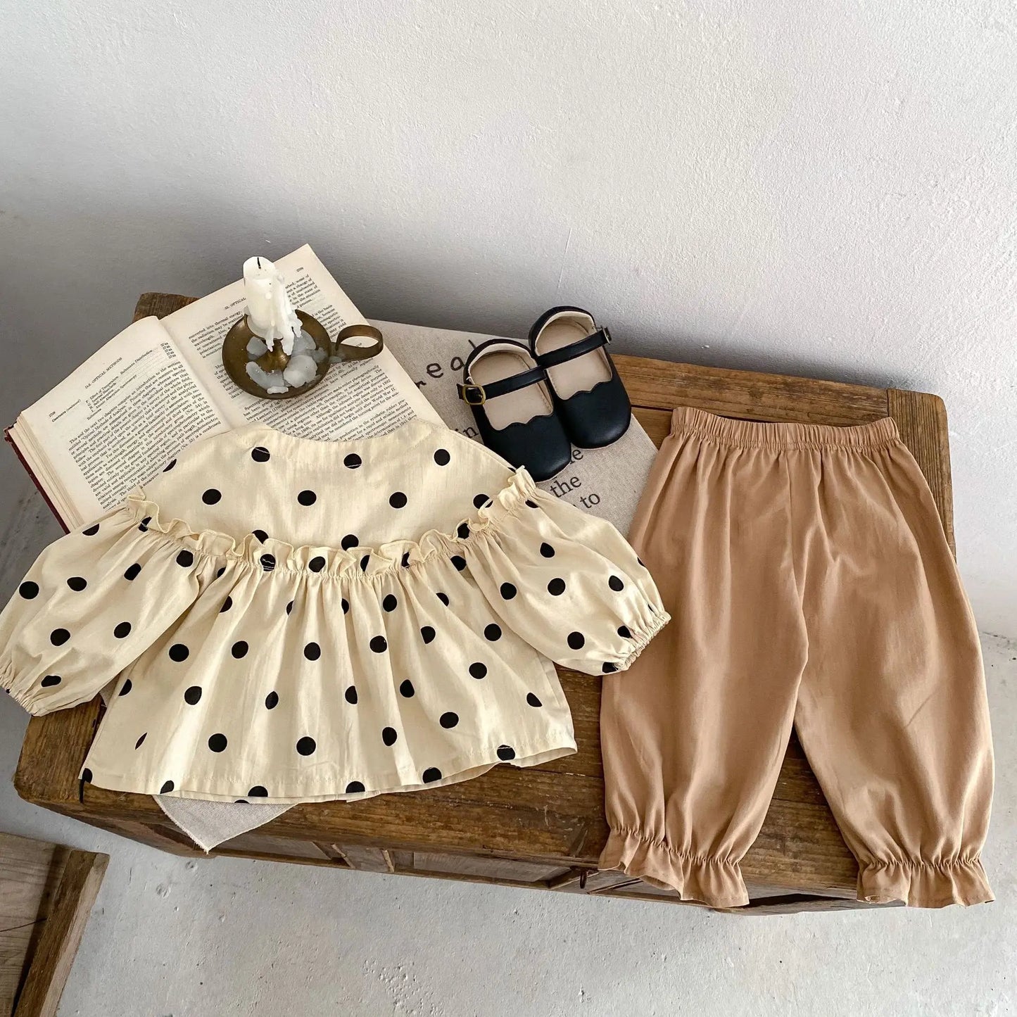 Polka Dot Blouse and Pants