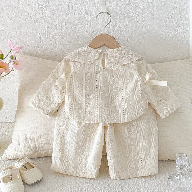 Elegant Embroidery Collar Set