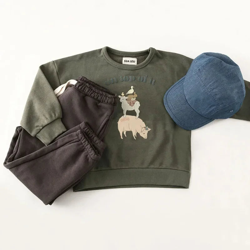 Unisex Animal Word Sweatshirt