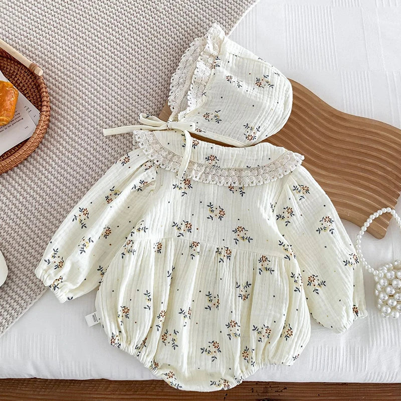 Girls Floral Print Set