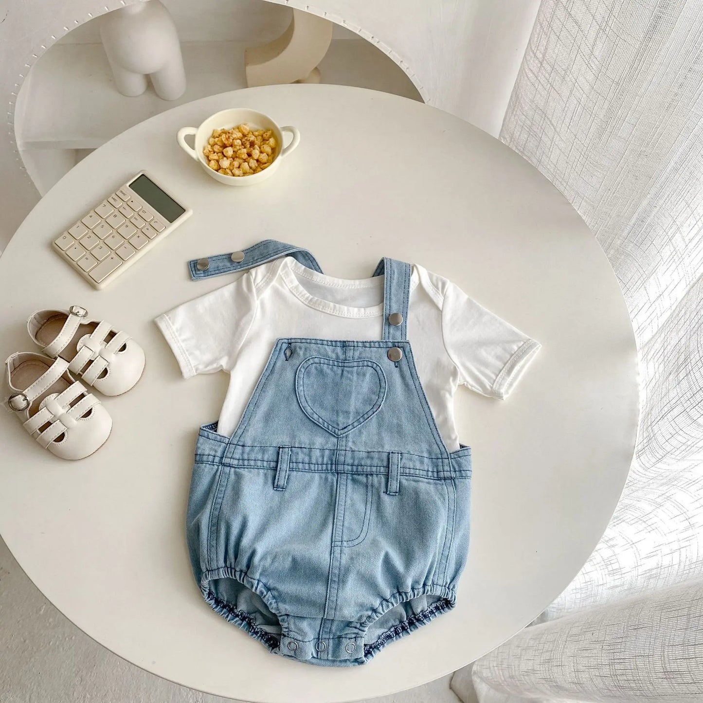 Cowboy Strap Romper