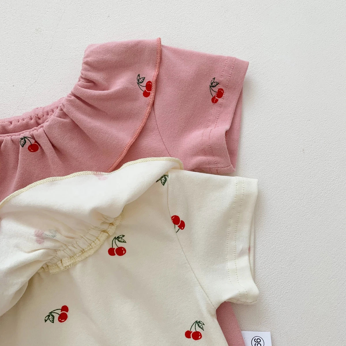 Cherry Bunny Ears Bodysuit and Hat