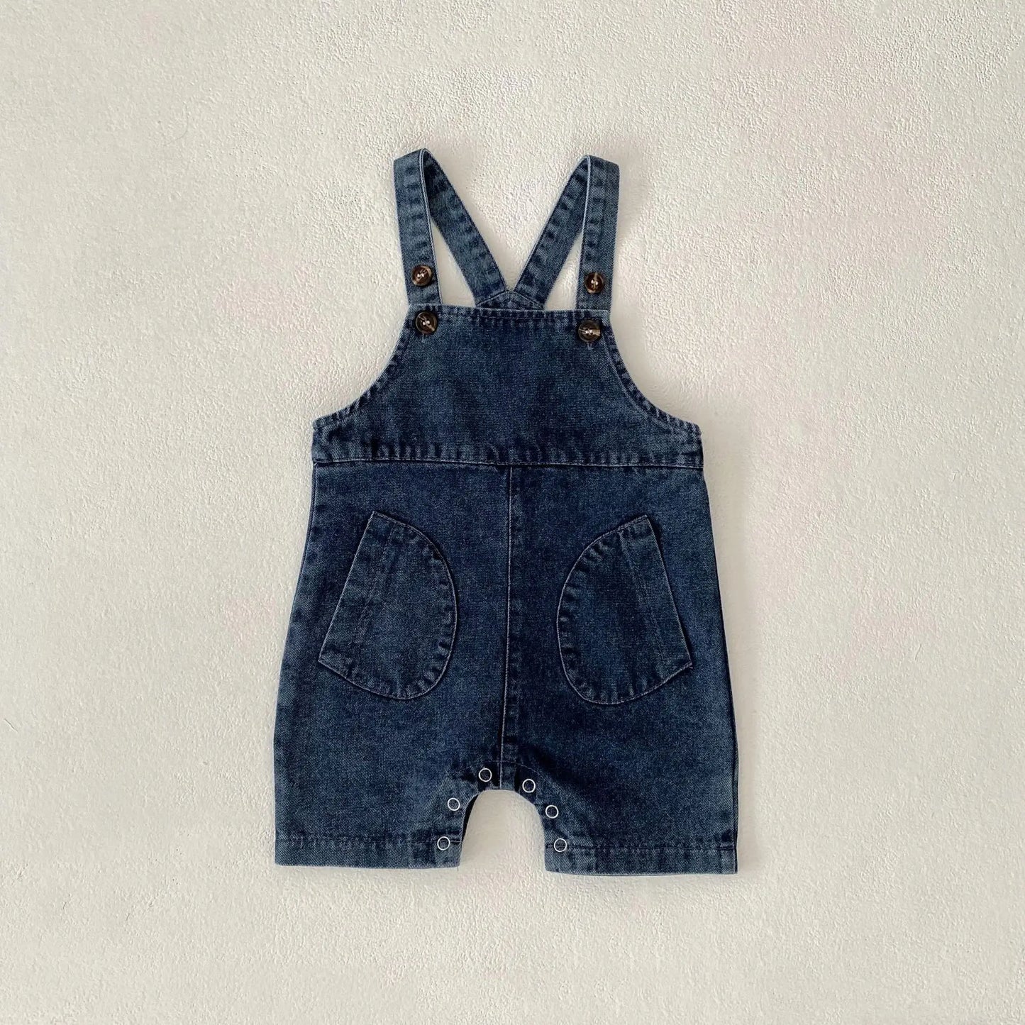 Denim Overall Romper