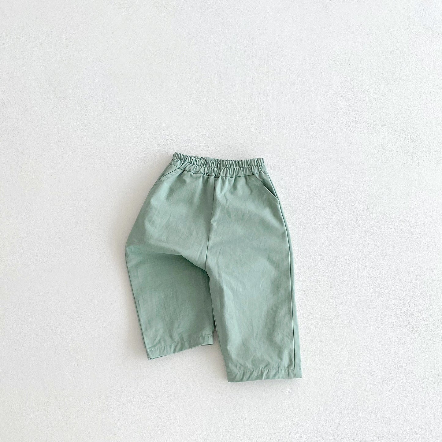 Bold Elastic Waist Pocket Pants