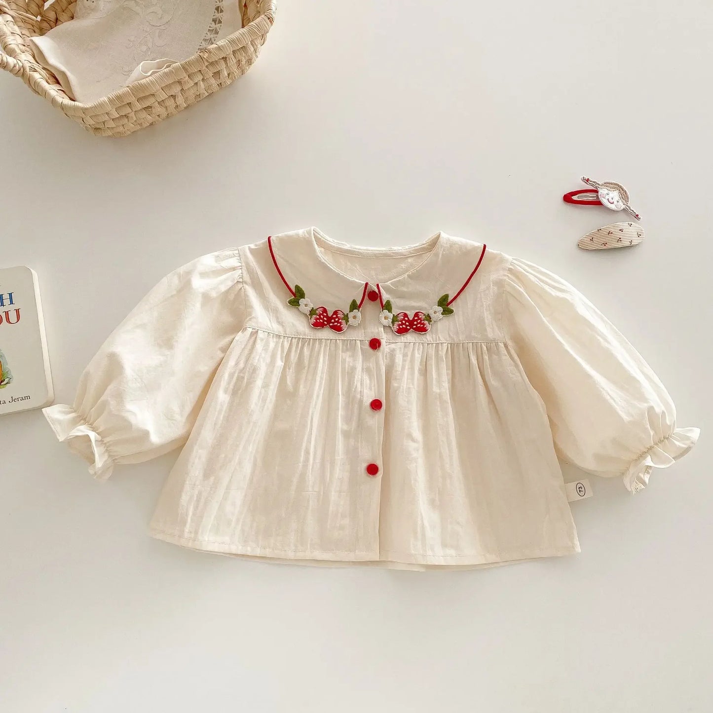 Strawberry Blouse and Jeans