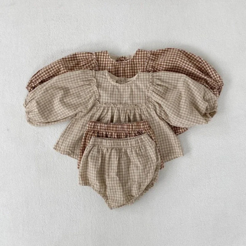 Girls Plaid Set