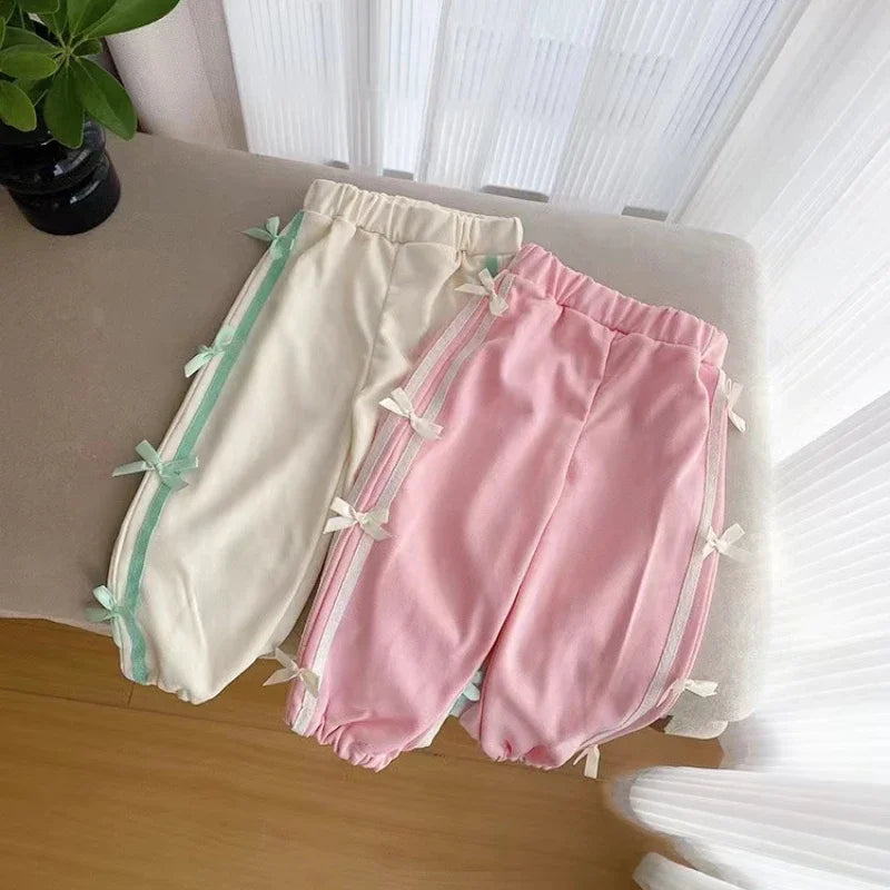 Girls Bowtie Sweatpants