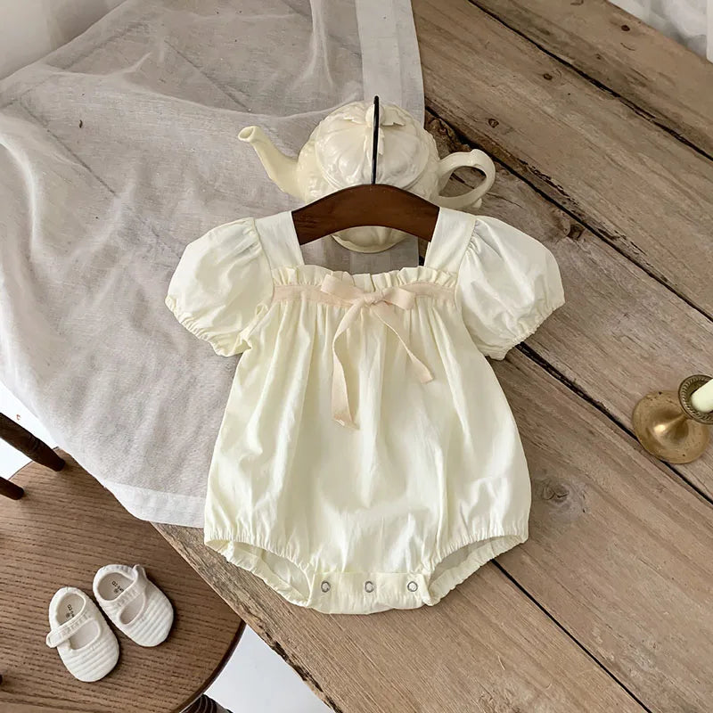 Floral Bow Romper