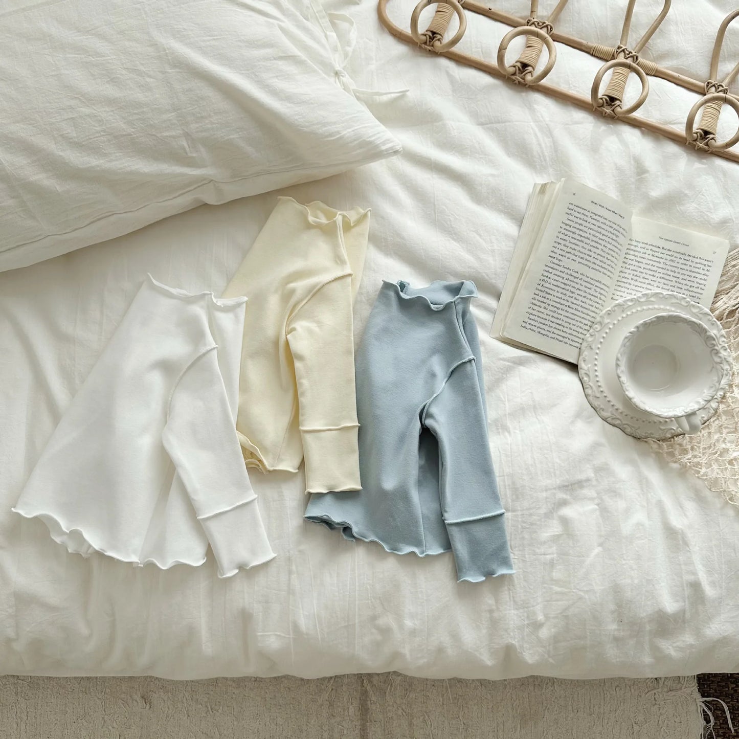 Pastel Ruffled Edge Shirt