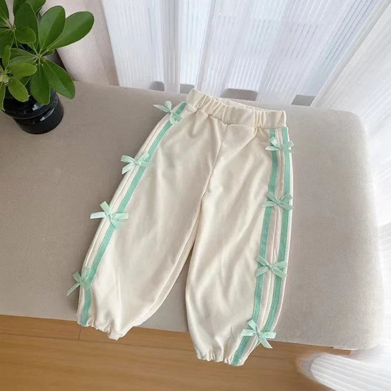 Girls Bowtie Sweatpants