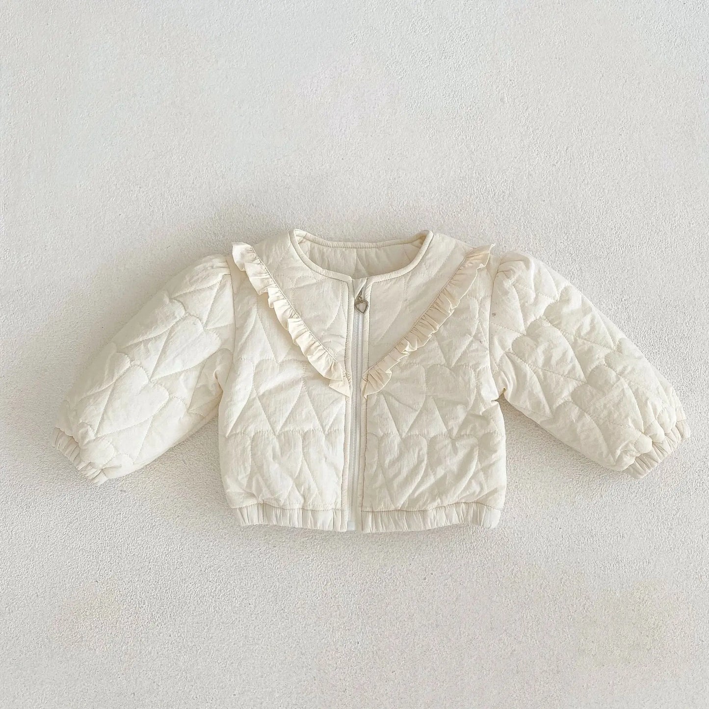 Cotton Heart-Shaped Padded Jacket