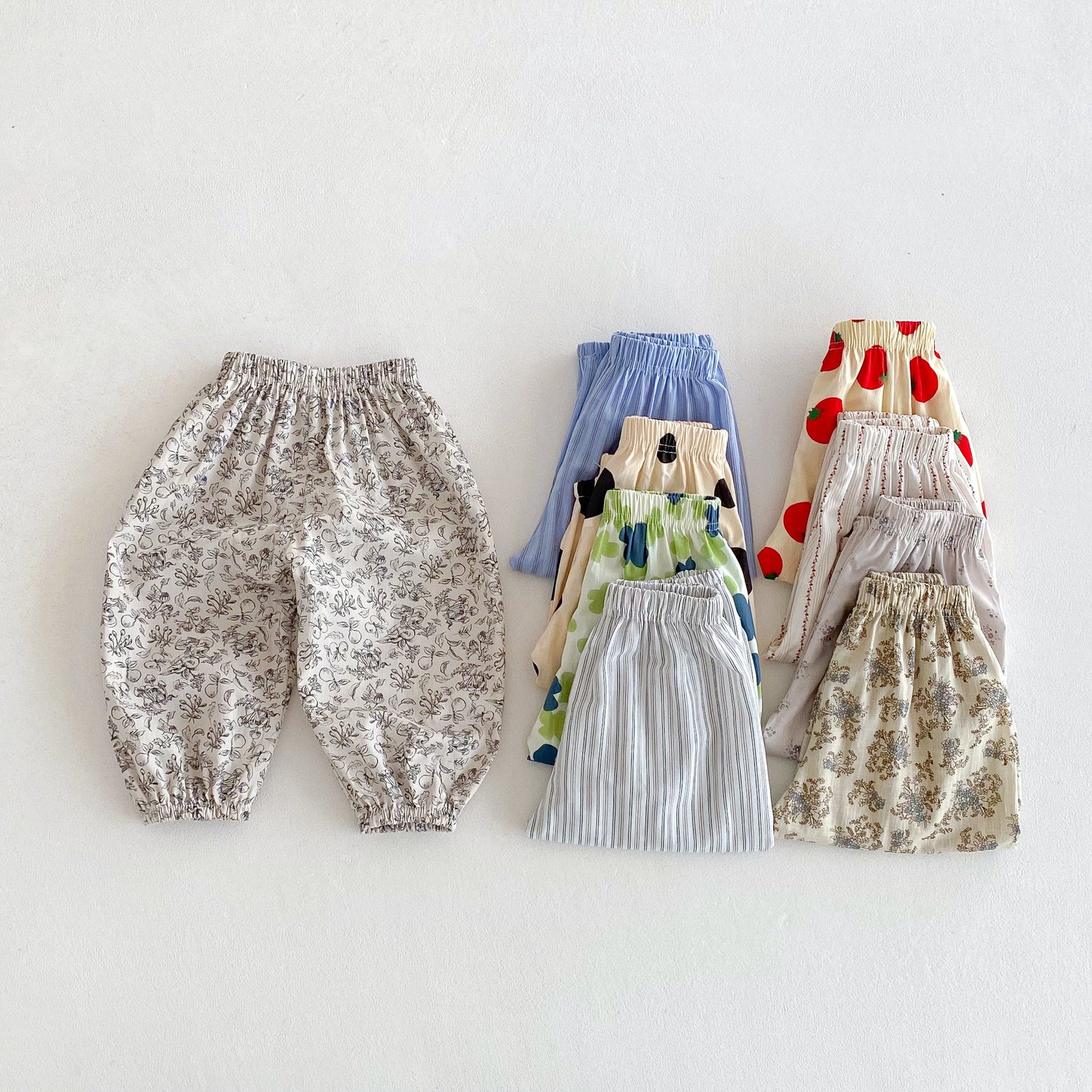 Big Print Parachute Pants
