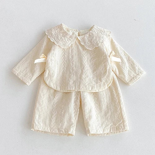 Elegant Embroidery Collar Set