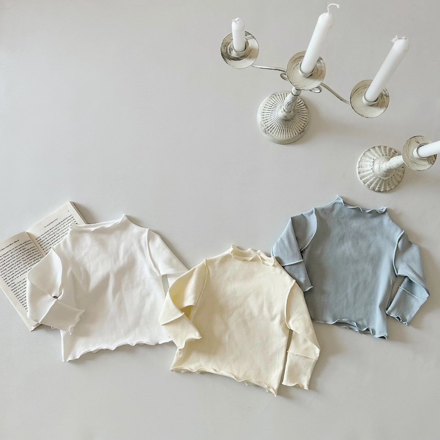 Pastel Ruffled Edge Shirt