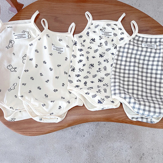 White Pattern Bodysuit