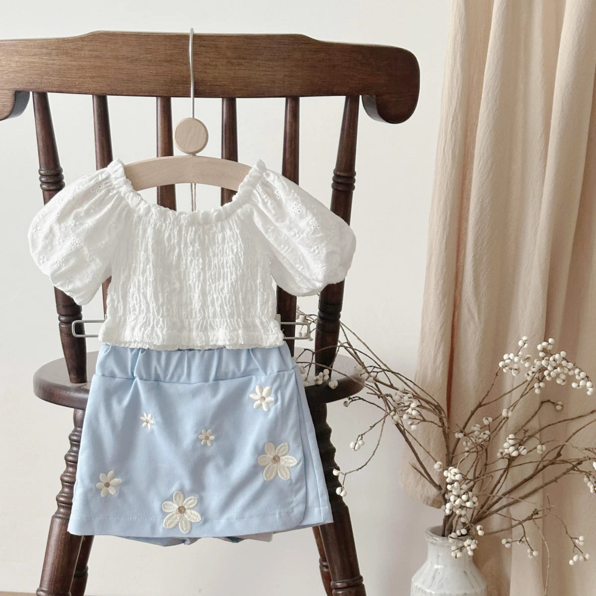 Embroidery Floral Set