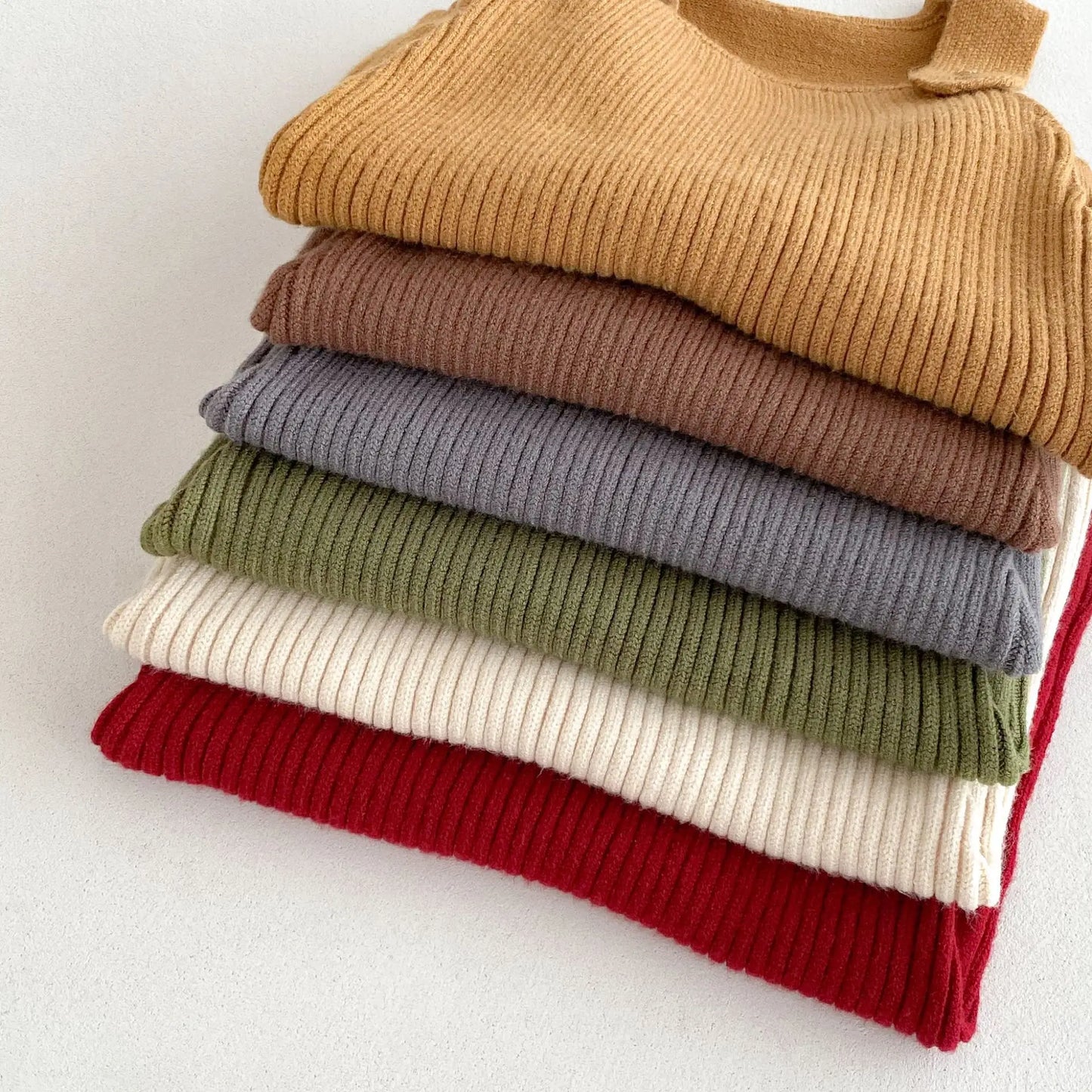 Ribbed Knit Snap Button Overalls