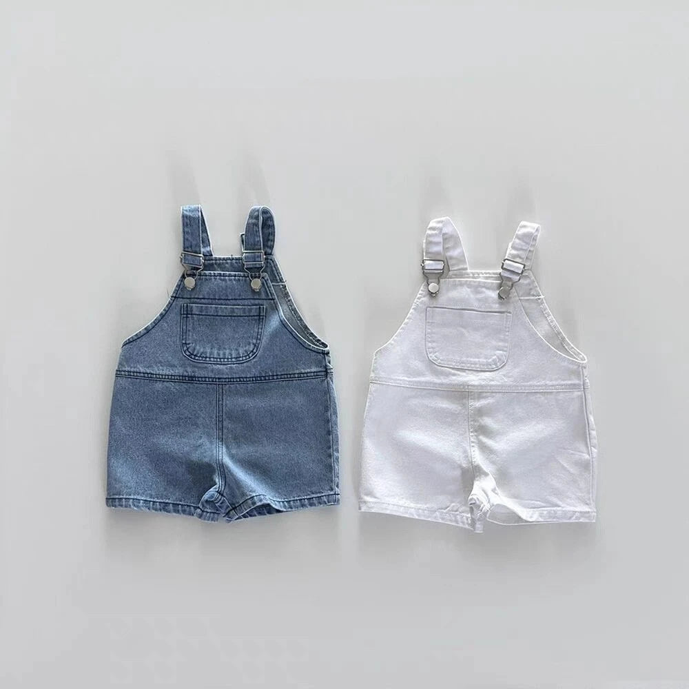 Denim Clip Overalls