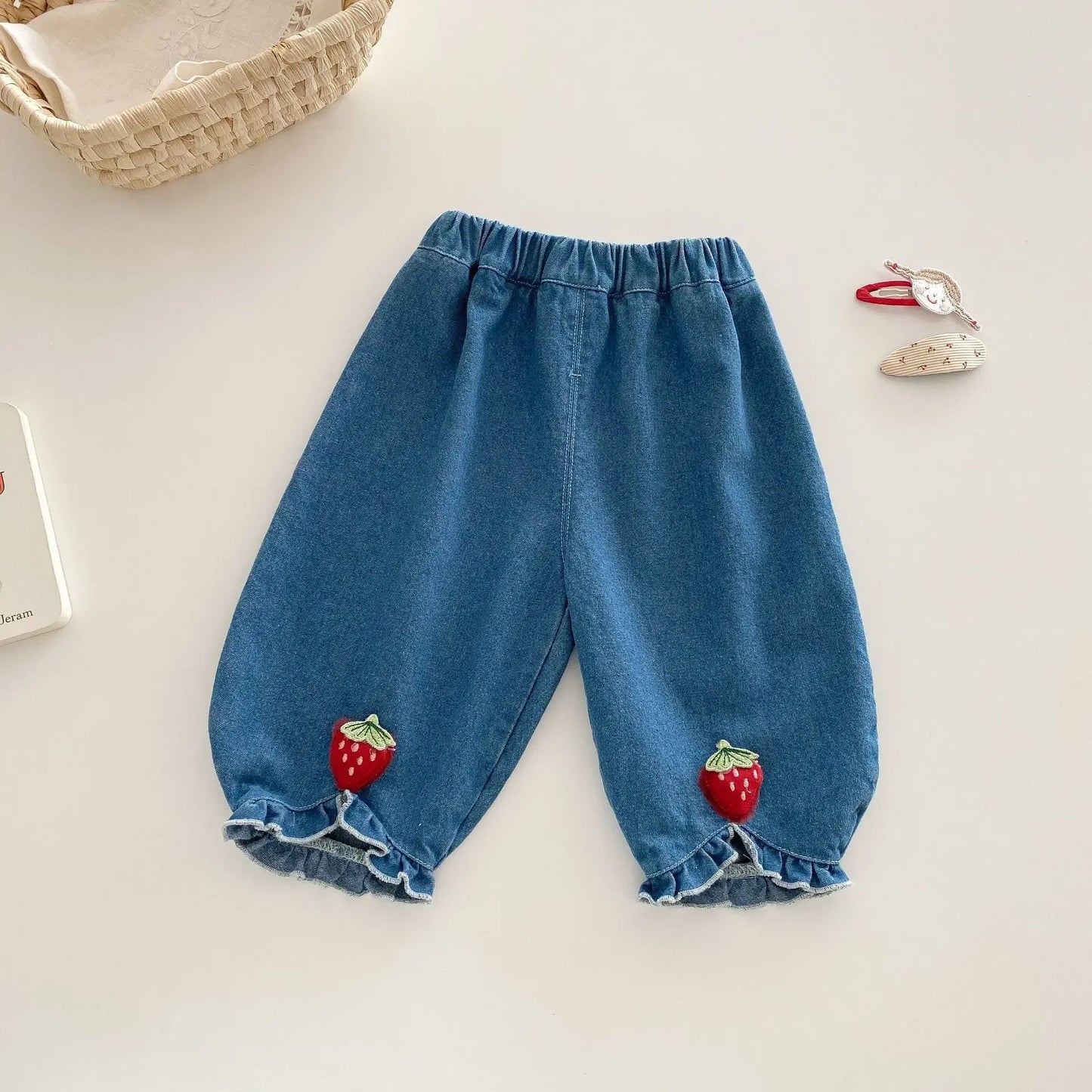 Strawberry Blouse and Jeans