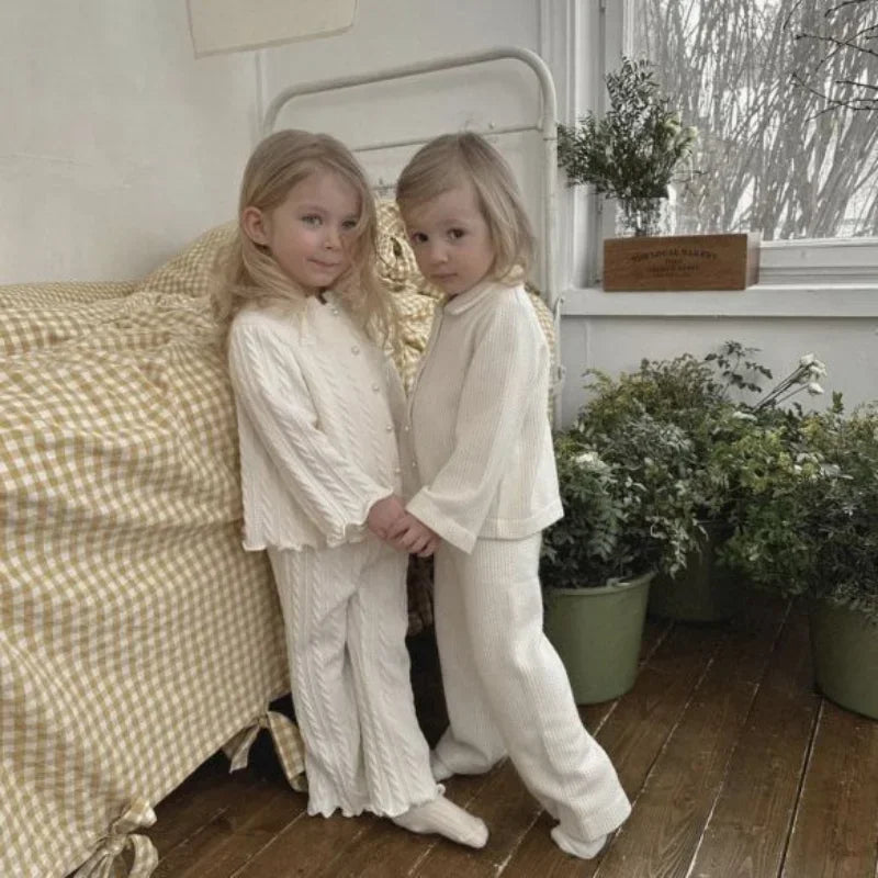 Girls Knitted Temperament Set