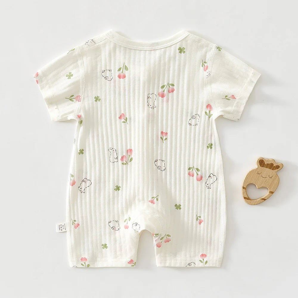 Cotton Floral Bunny Jumpsuit