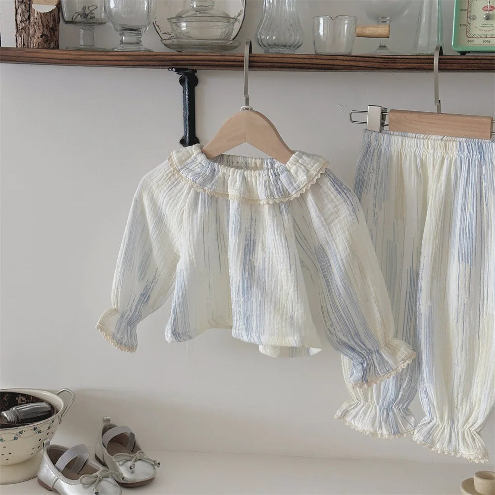 Cotton Yarn Sleepwear Set